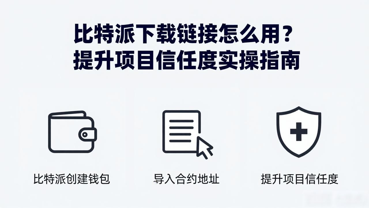 比特派下载链接怎么用？提升项目信任度实操指南