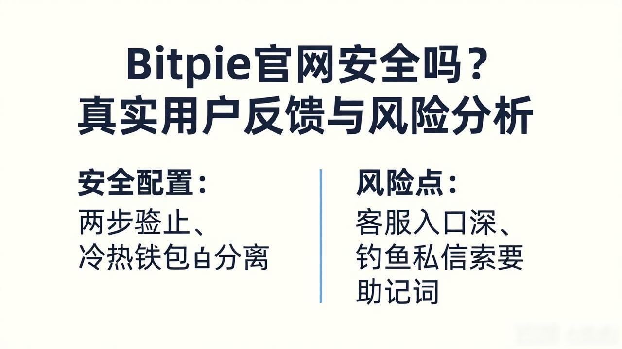 Bitpie官网安全吗？真实用户反馈与风险分析