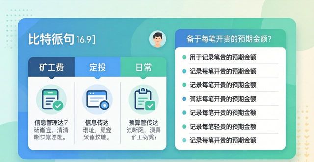 如何在比特派Bitpie使用教程中执行预算管理_比特派钱包资产统计_月度支出上限设置