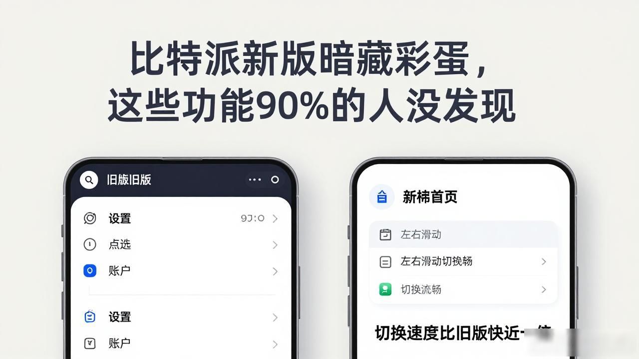 比特派新版暗藏彩蛋，这些功能90%的人没发现