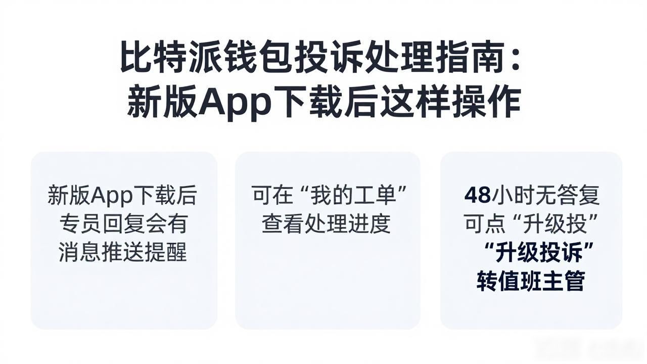 新版钱包工单系统使用技巧_比特派App投诉路径_如何通过比特派最新钱包app下载处理投诉