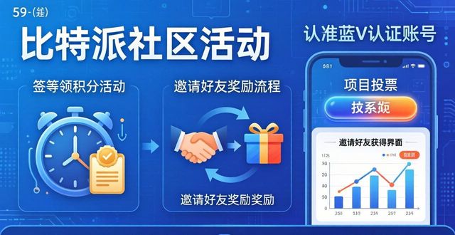 如何在比特派钱包下载中参与社区活动？_比特派钱包社区活动_签到领积分邀请好友奖励