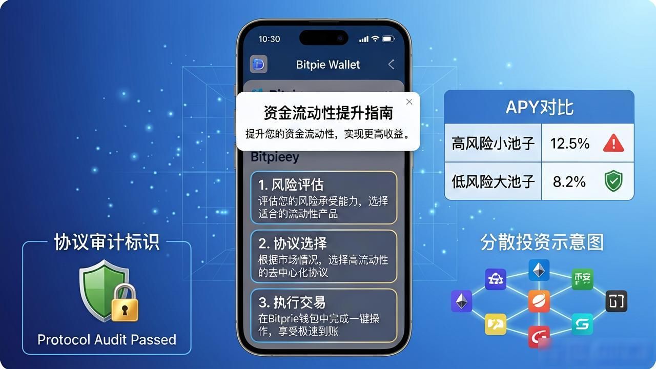 如何在比特派Bitpie钱包app中提升资金流动性_币圈交易员利用DeFi生态盈利_比特派App提升资金利用率
