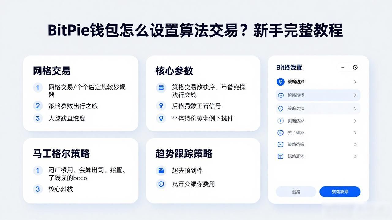 BitPie钱包怎么设置算法交易？新手完整教程