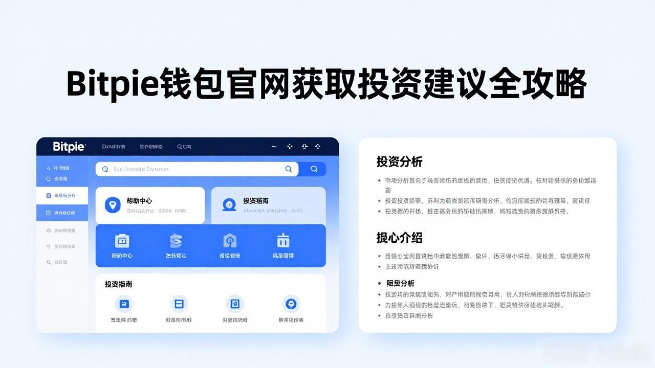 Bitpie钱包官网获取投资建议全攻略