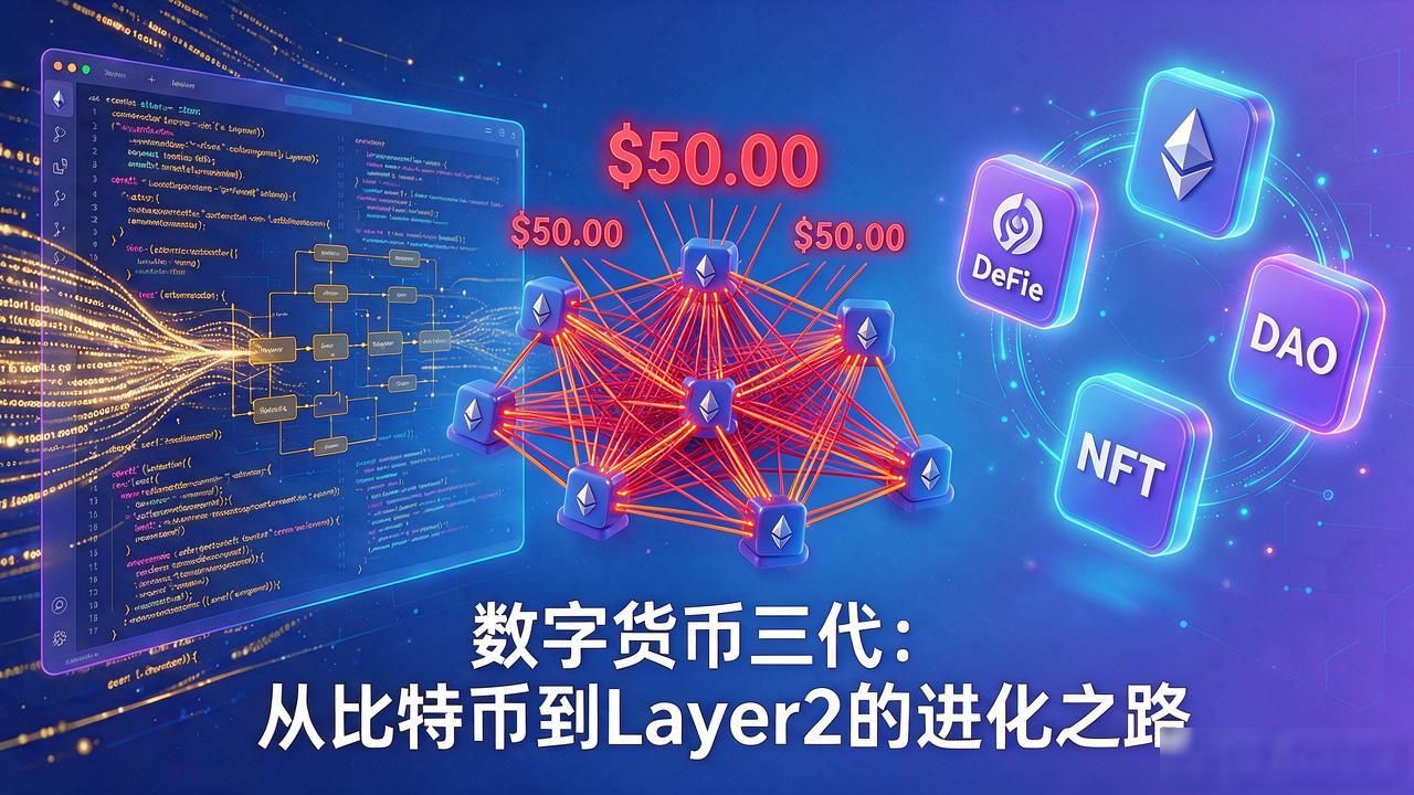 数字货币三代：从比特币到Layer2的进化之路