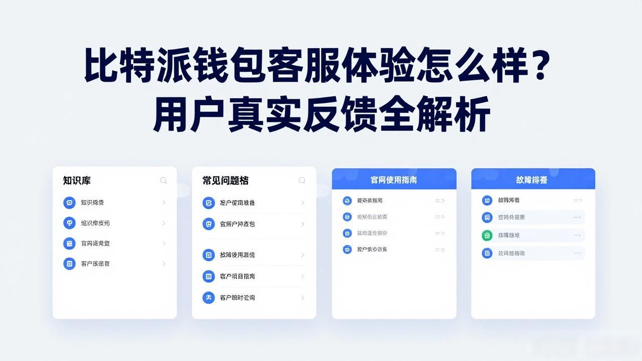 比特派钱包客服体验怎么样？用户真实反馈全解析