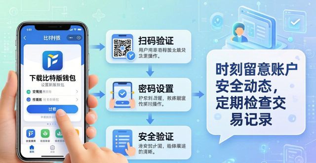 比特派钱包新版本下载后，三步完成基本设置