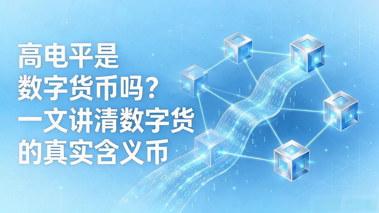 高电平是数字货币吗？一文讲清数字货币的真实含义