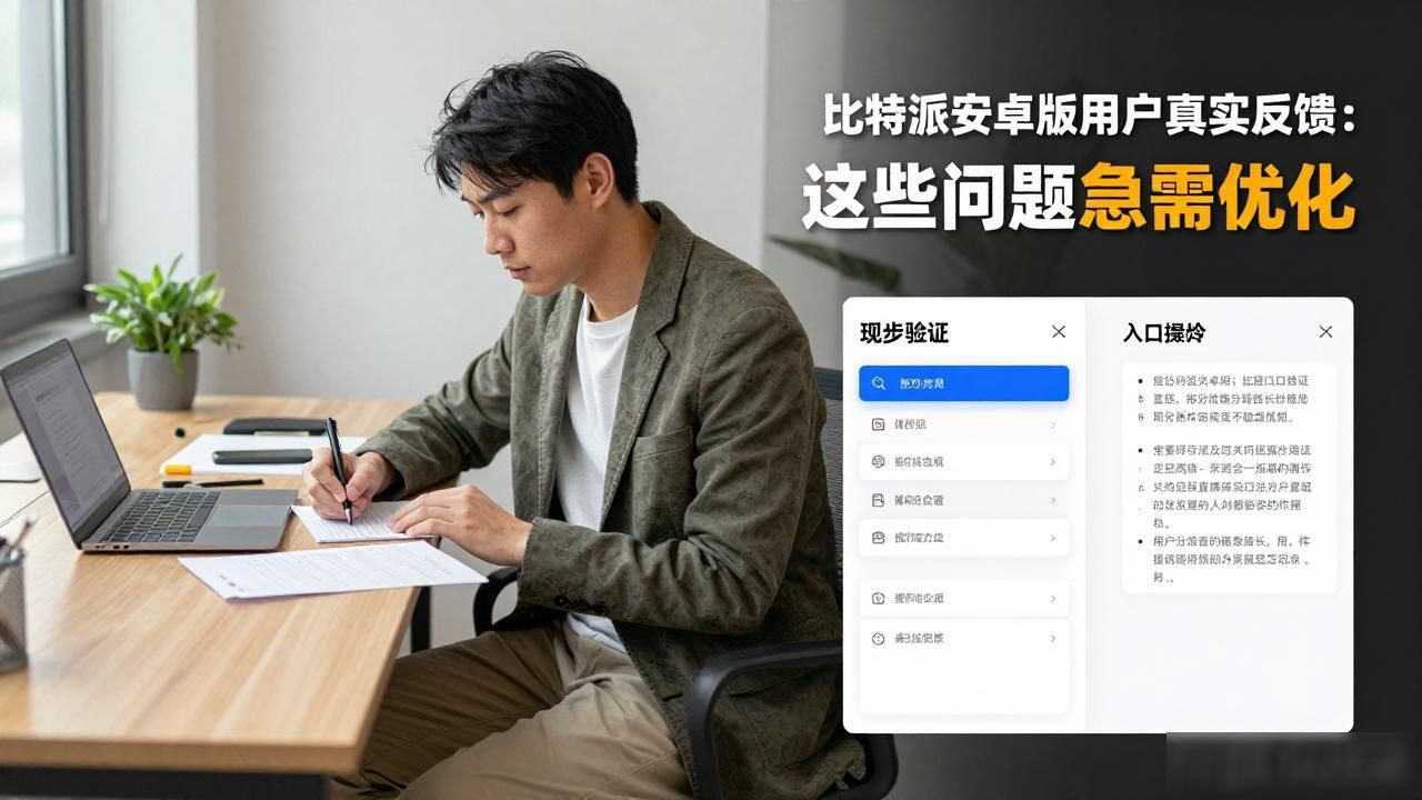 比特派安卓版用户真实反馈：这些问题急需优化