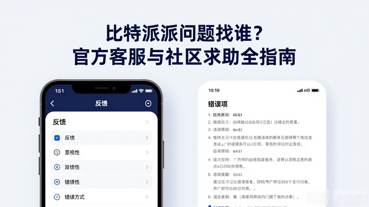 比特派出问题找谁？官方客服与社区求助全指南