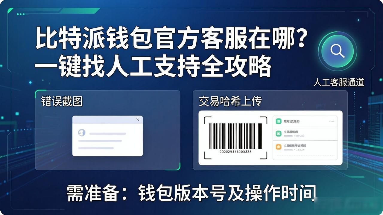比特派钱包官方客服在哪？一键找人工支持全攻略