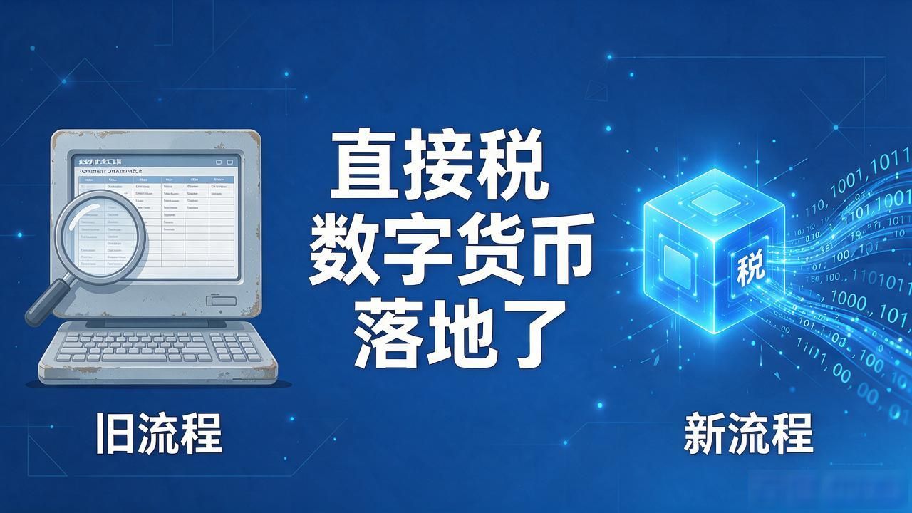 直接税数字货币落地了，以后交个税、报税、扣缴方式全要变