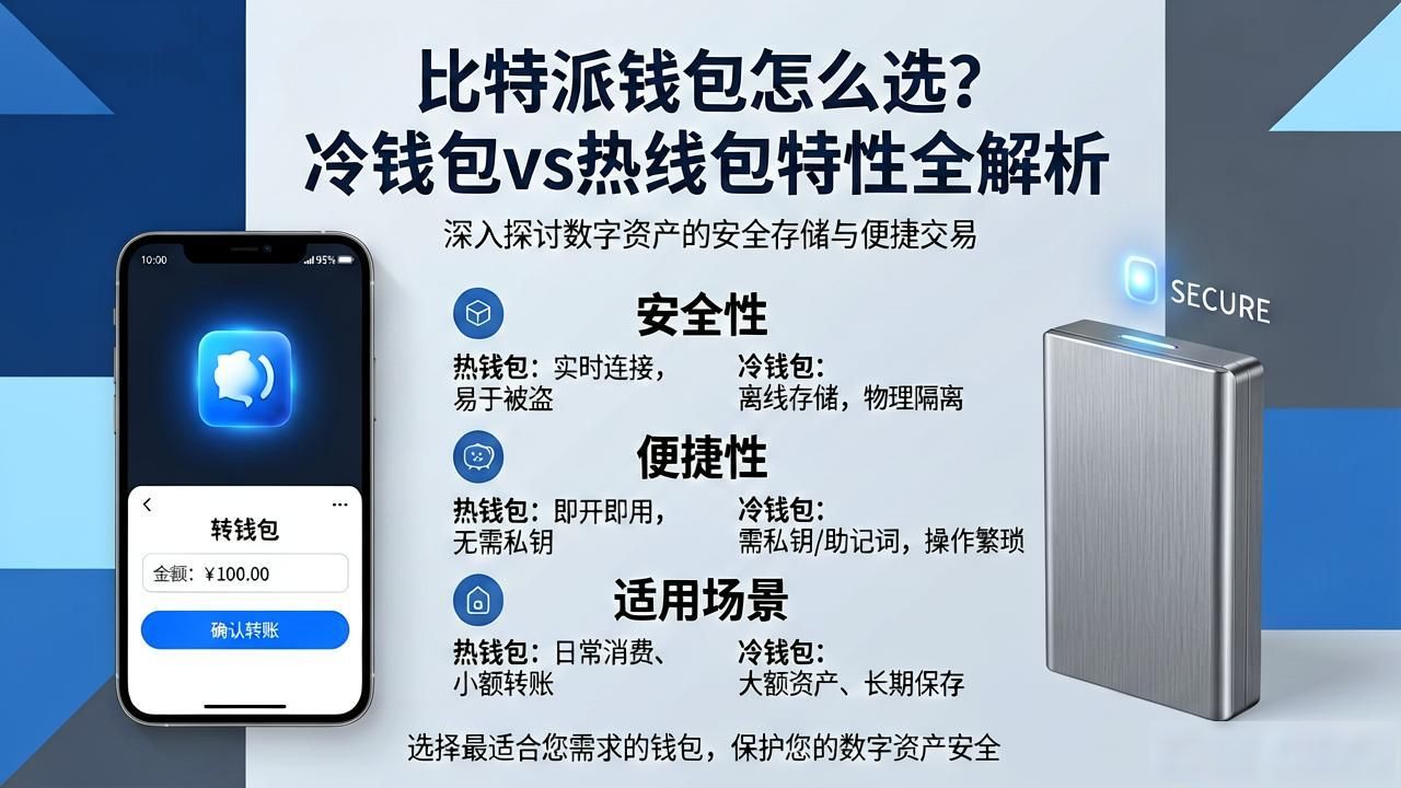 比特派钱包怎么选？冷钱包vs热钱包特性全解析