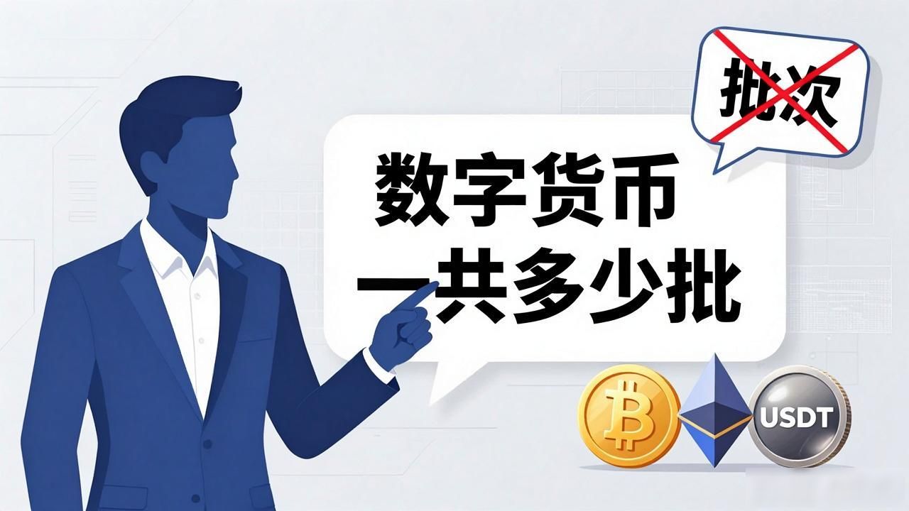 数字货币一共多少批：别再被"批次"话术忽悠了