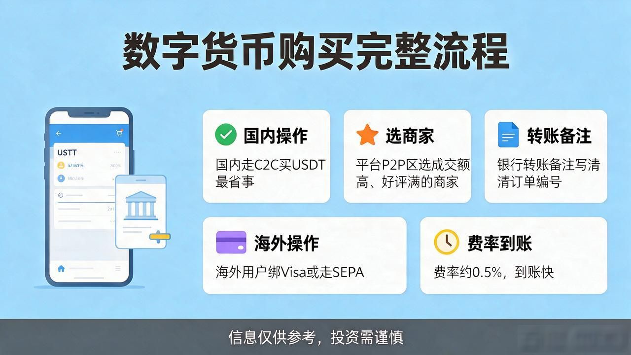 刚想买数字货币不知道怎么操作？从选平台到完成下单的完整流程