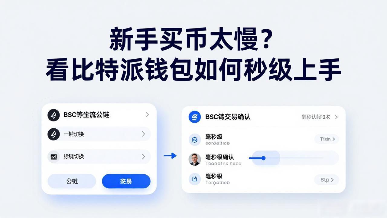 新手买币太慢？看比特派钱包如何秒级上手