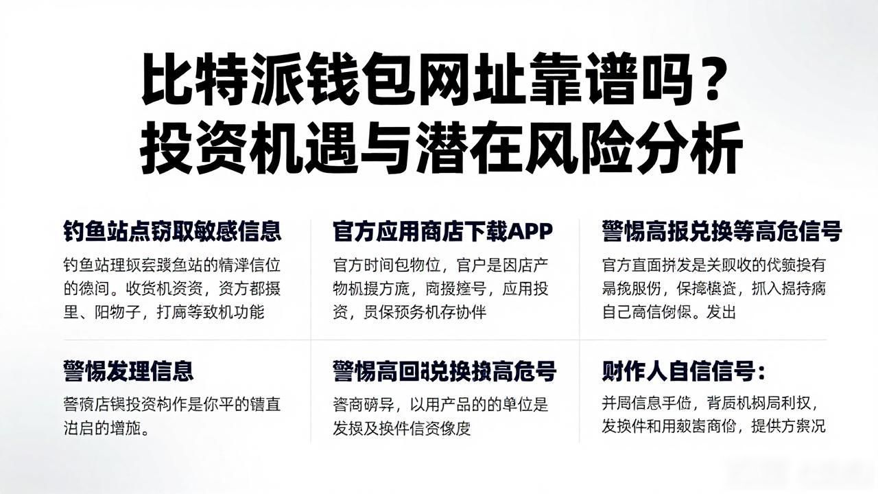 比特派钱包网址靠谱吗？投资机遇与潜在风险分析
