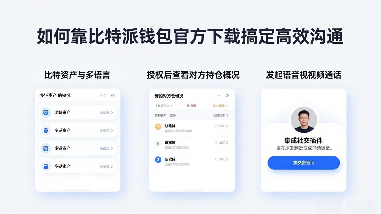 如何靠比特派钱包官方下载搞定高效沟通