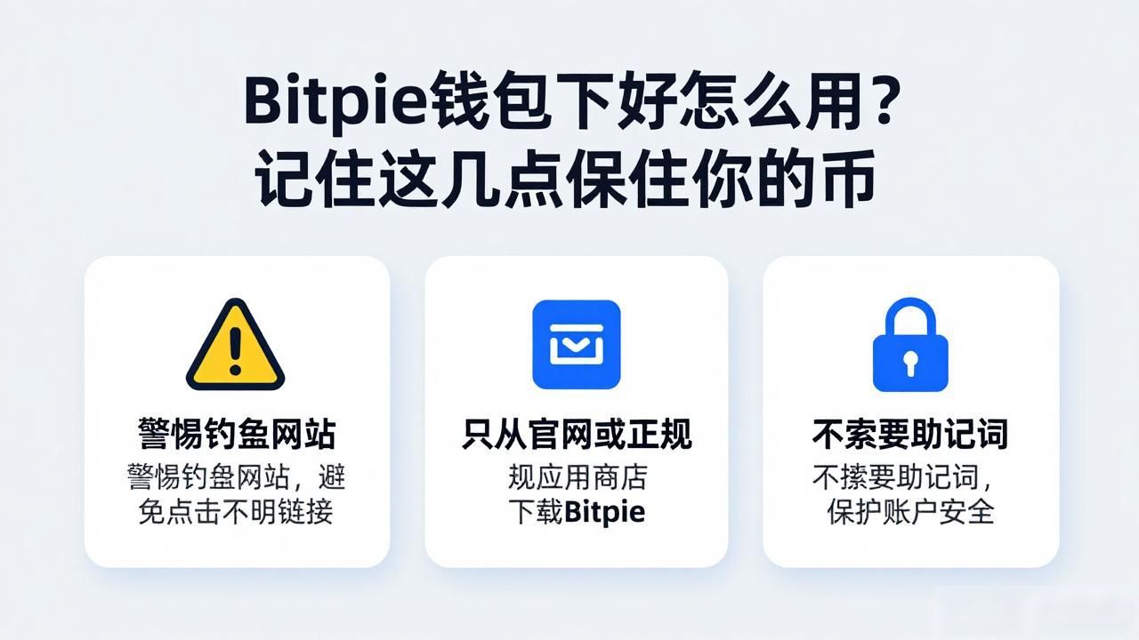 Bitpie钱包下好怎么用？记住这几点保住你的币