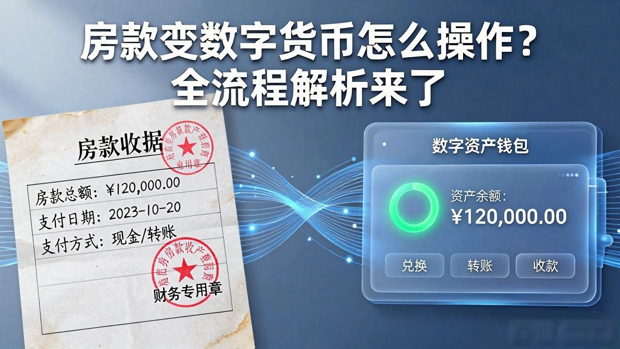 房款变数字货币怎么操作？全流程解析来了