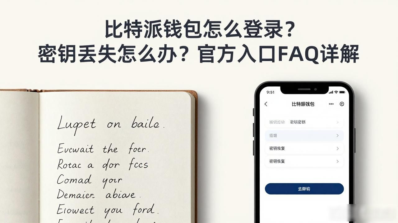 比特派钱包怎么登录？密钥丢失怎么办？官方入口FAQ详解