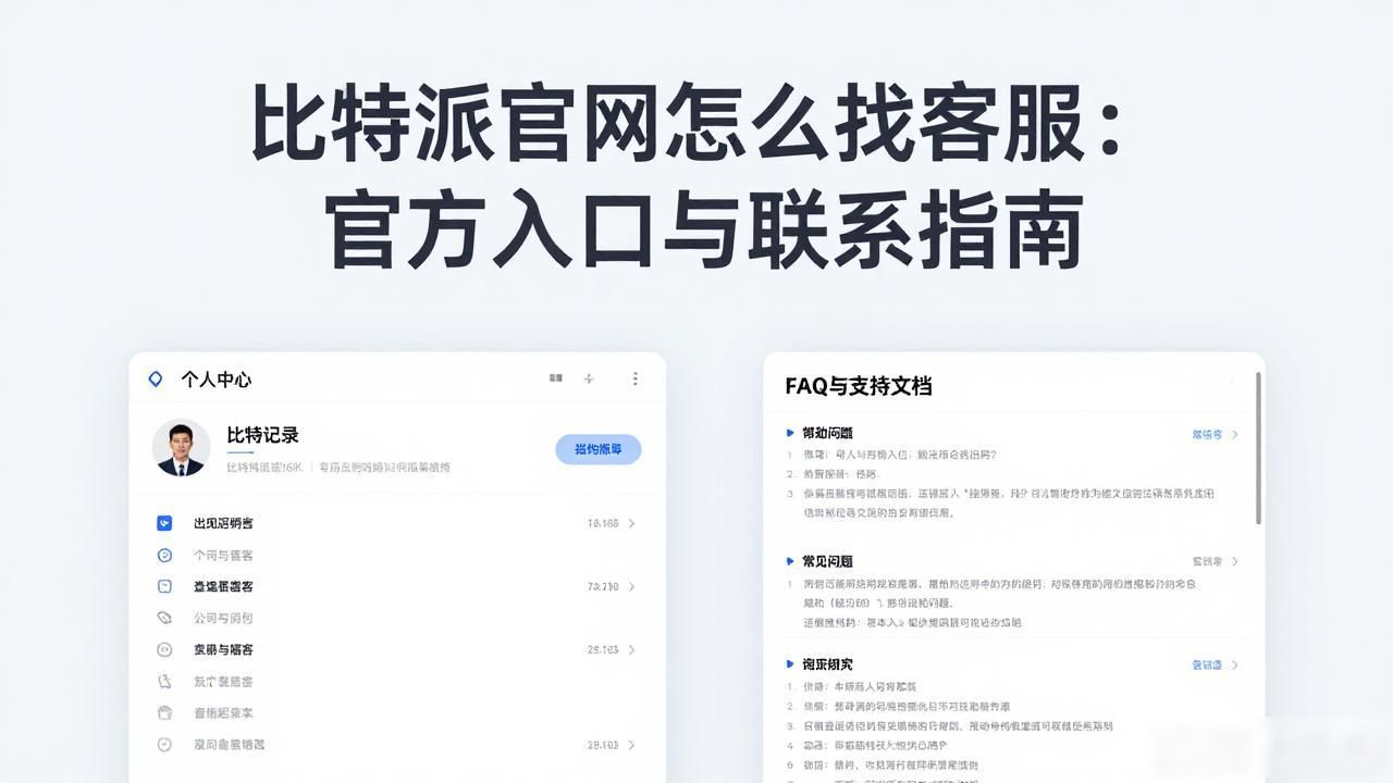 比特派官网怎么找客服：官方入口与联系指南
