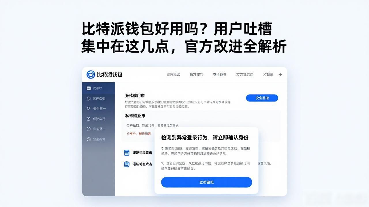 私钥备份机制安全提示_比特派钱包的用户反馈与产品改进_比特派钱包用户体验优化