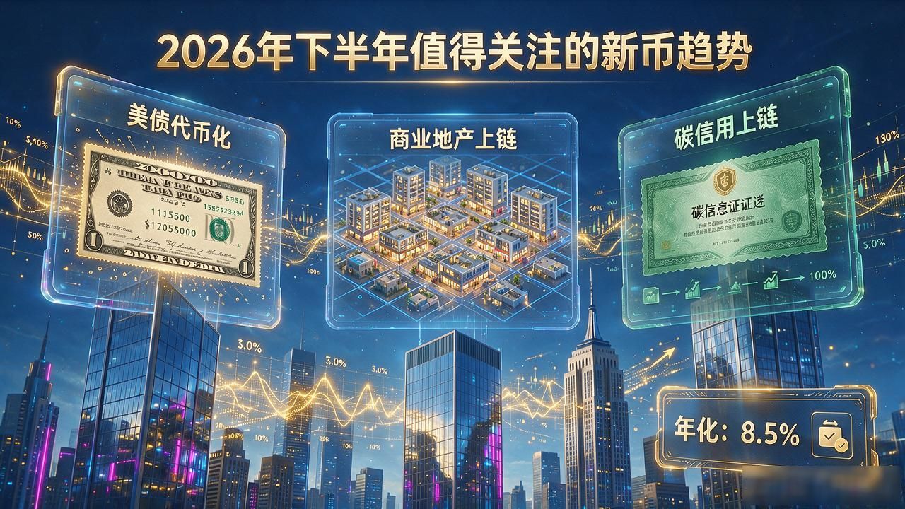 最近数字货币有什么新币？2026下半年这几枚新标值得关注