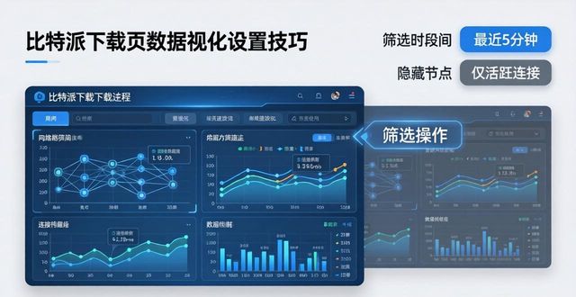 比特派下载网址 数据可视化 高级选项_如何在比特派下载网址中提高数据可视化？_比特派下载速度曲线 连接节点数量 刷新频率