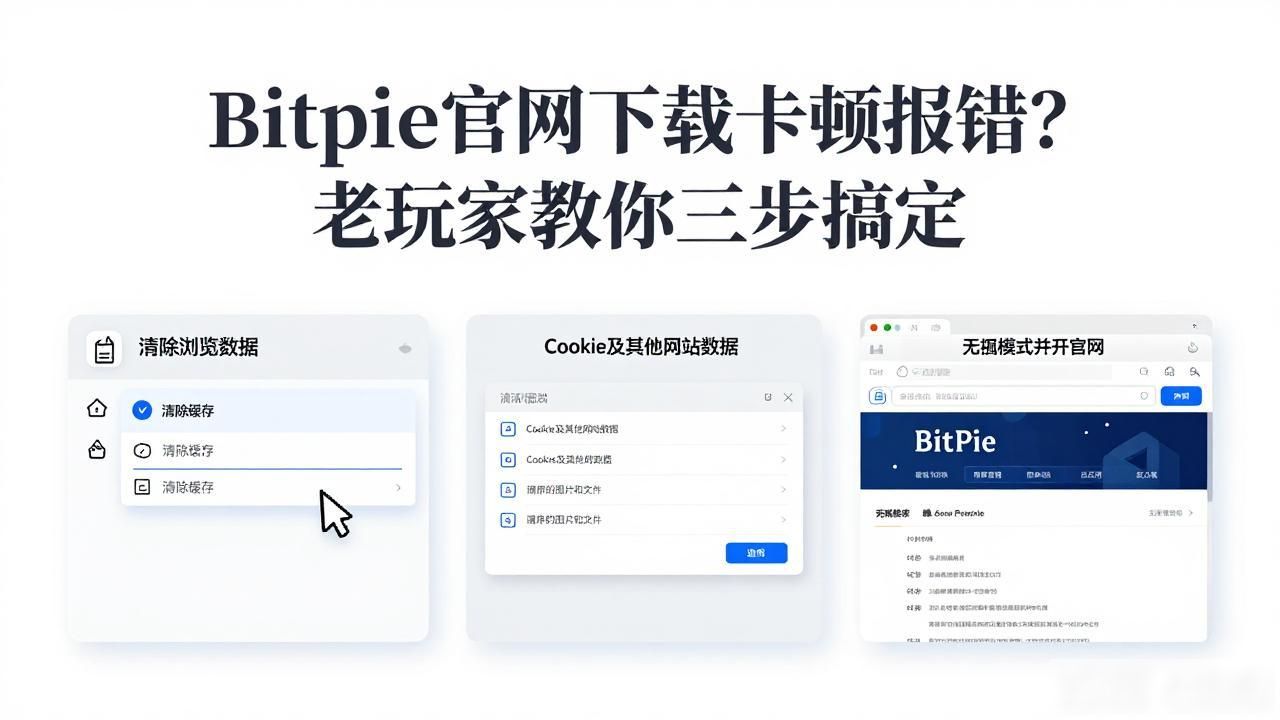 Bitpie官网下载卡顿报错？老玩家教你三步搞定