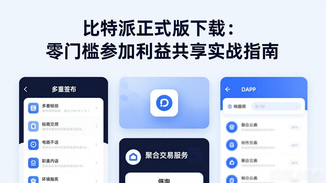比特派正式版下载：零门槛参与利益共享实战指南