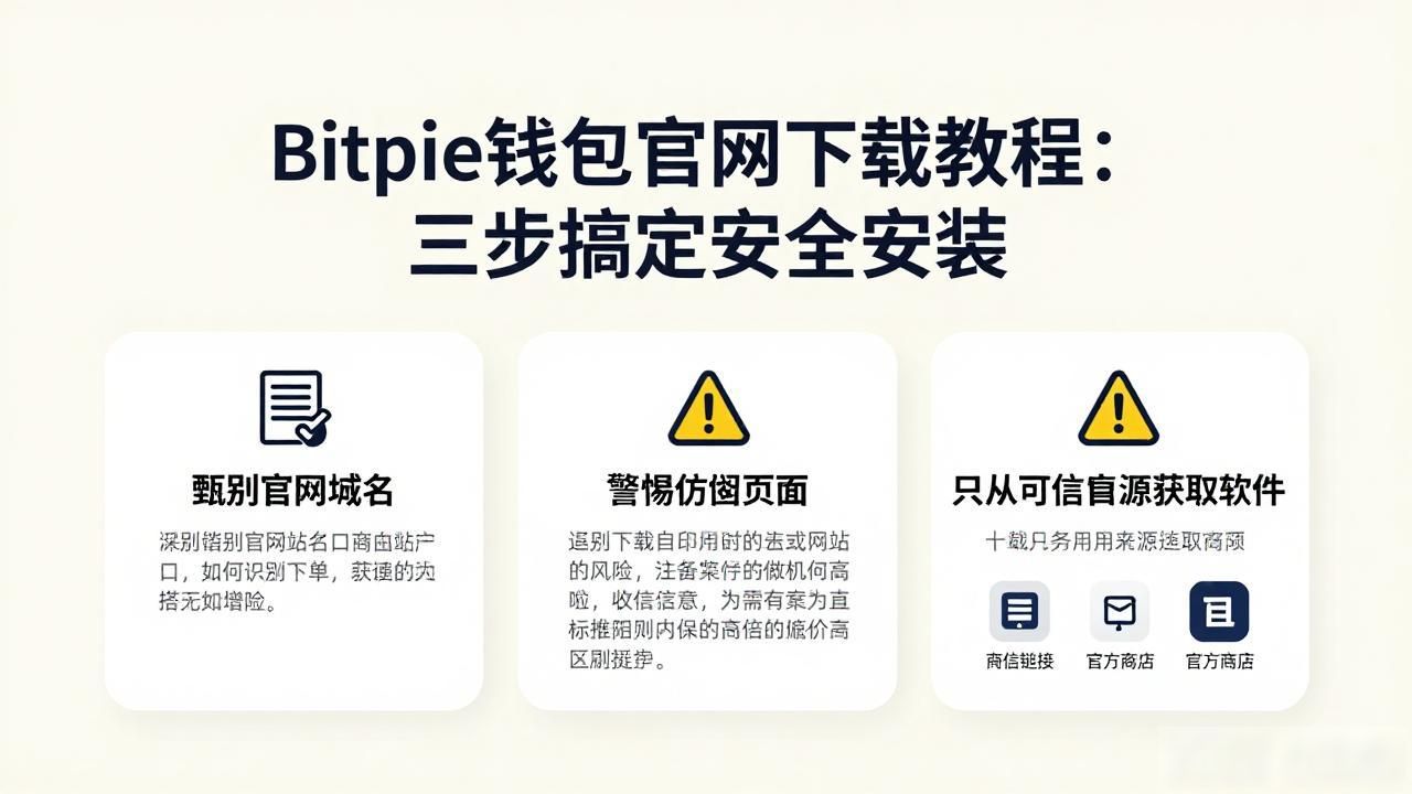 Bitpie钱包官网下载教程：三步搞定安全安装