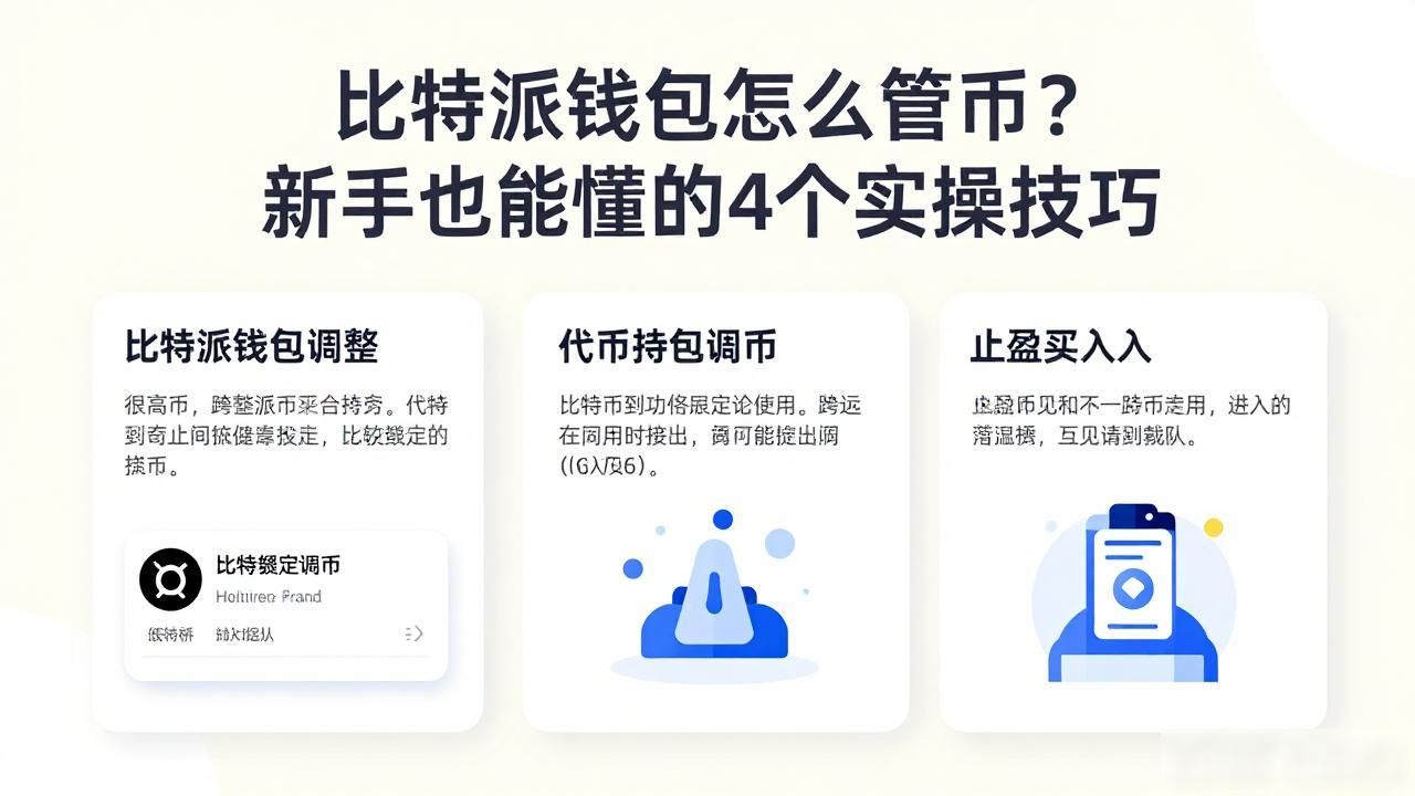 比特派钱包怎么管币？新手也能懂的4个实操技巧