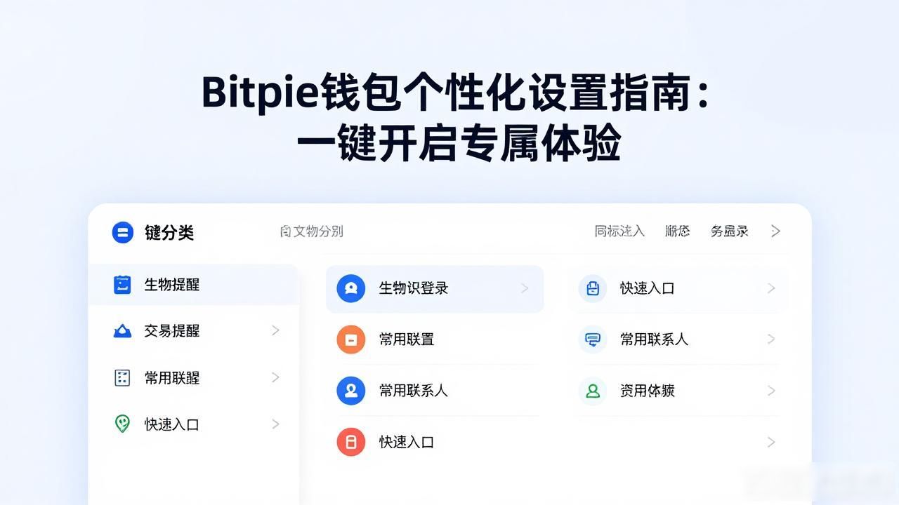 Bitpie钱包个性化设置指南：一键开启专属体验