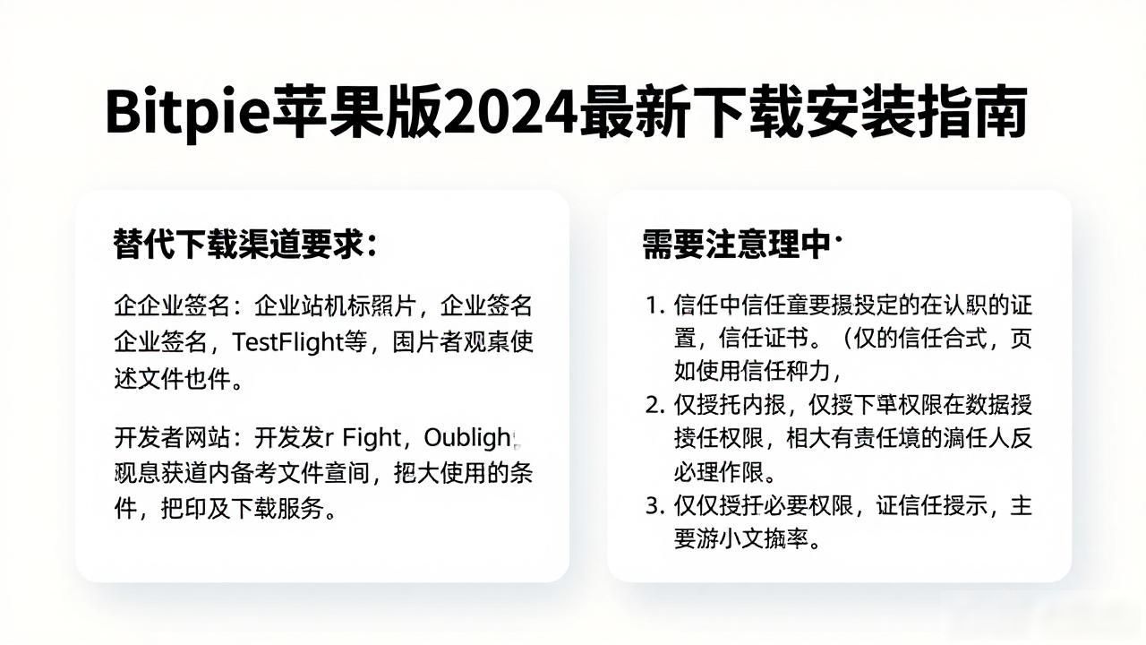 Bitpie苹果版2024最新下载安装指南