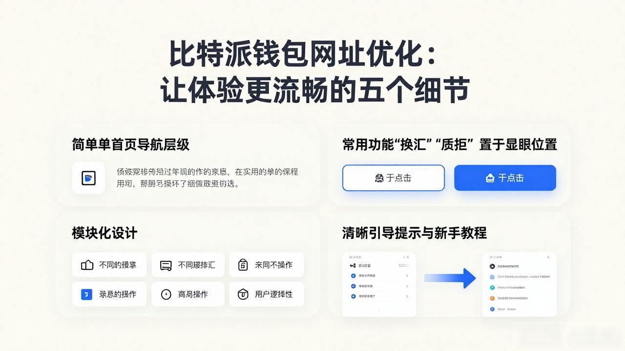 比特派钱包网址优化：让体验更流畅的五个细节