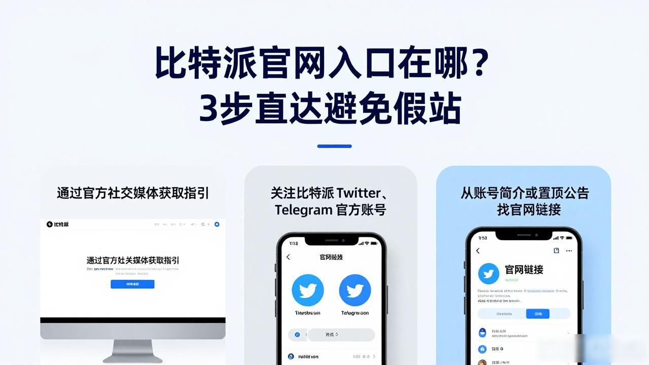 比特派官网入口在哪？3步直达避免假站