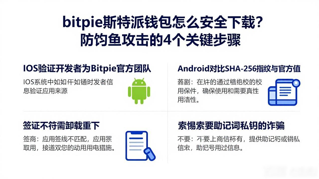 bitpie比特派钱包怎么安全下载？防钓鱼攻击的4个关键步骤