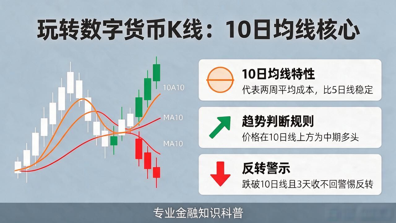 玩转数字货币K线：掌握这三条线就够了