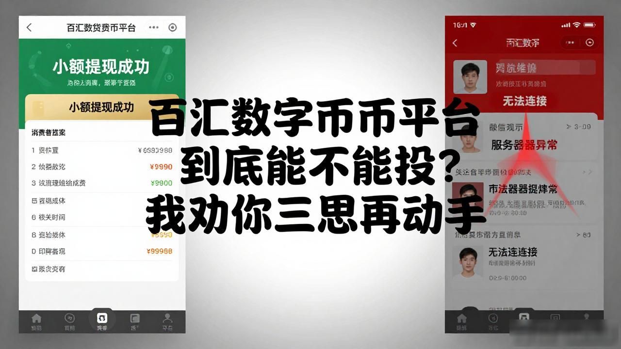 百汇数字货币平台到底能不能投？我劝你三思再动手