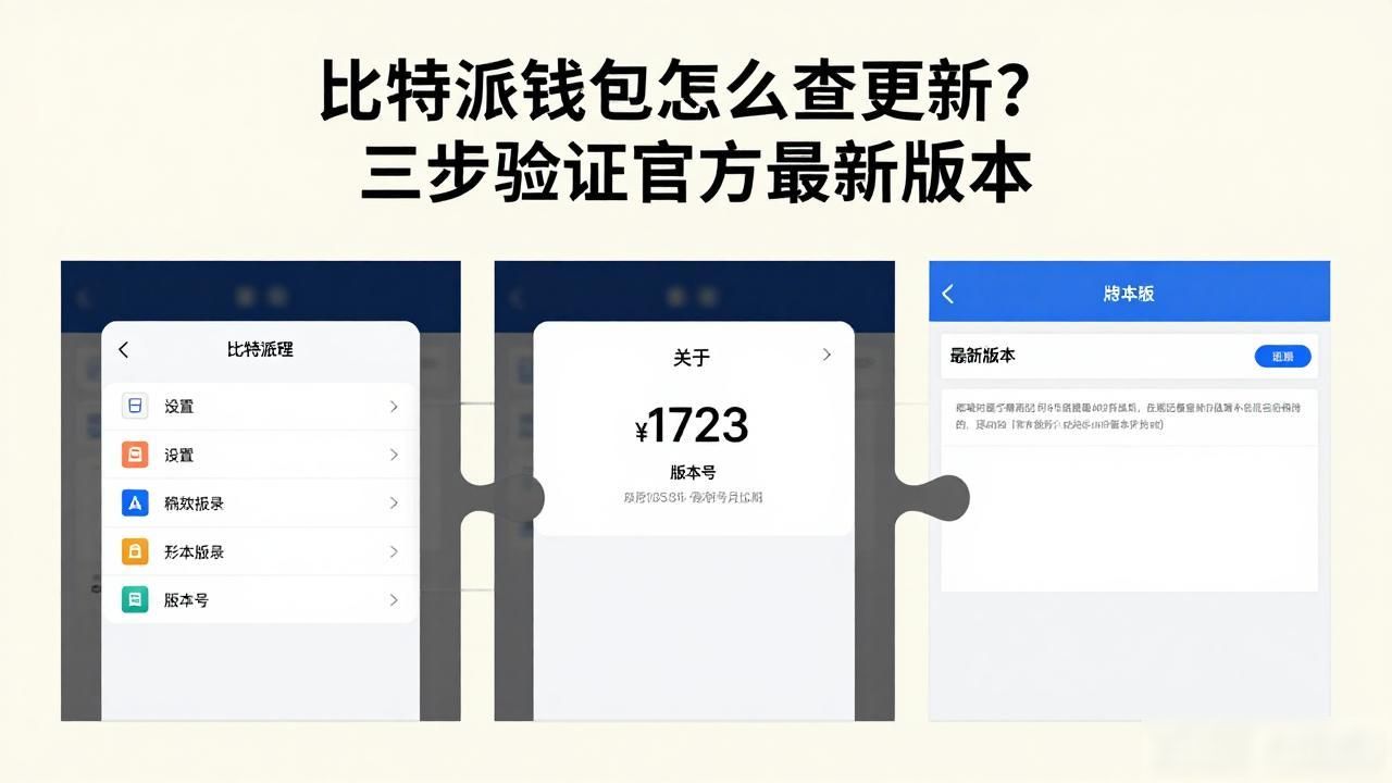 比特派钱包怎么查更新？三步验证官方最新版本