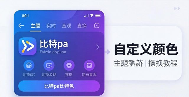 主题色桌面图标布局背景图_比特派自定义界面_比特派Bitpie使用教程：如何自定义界面