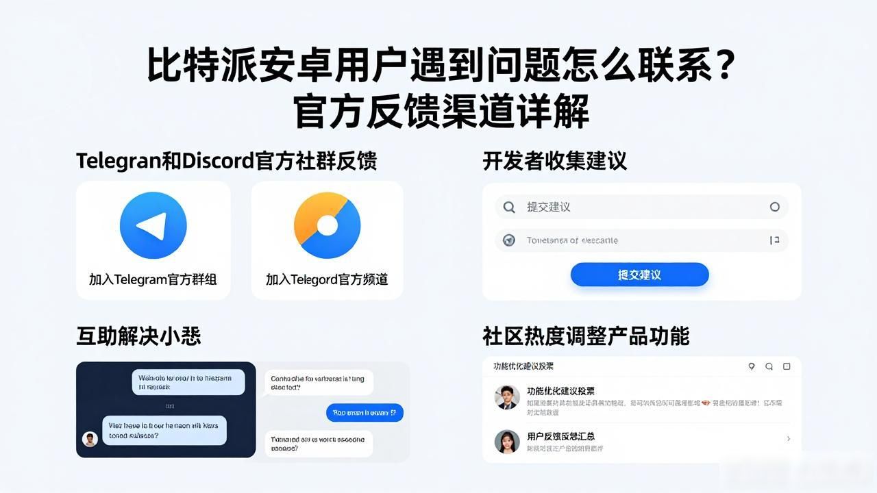 比特派安卓用户遇到问题怎么联系？官方反馈渠道详解