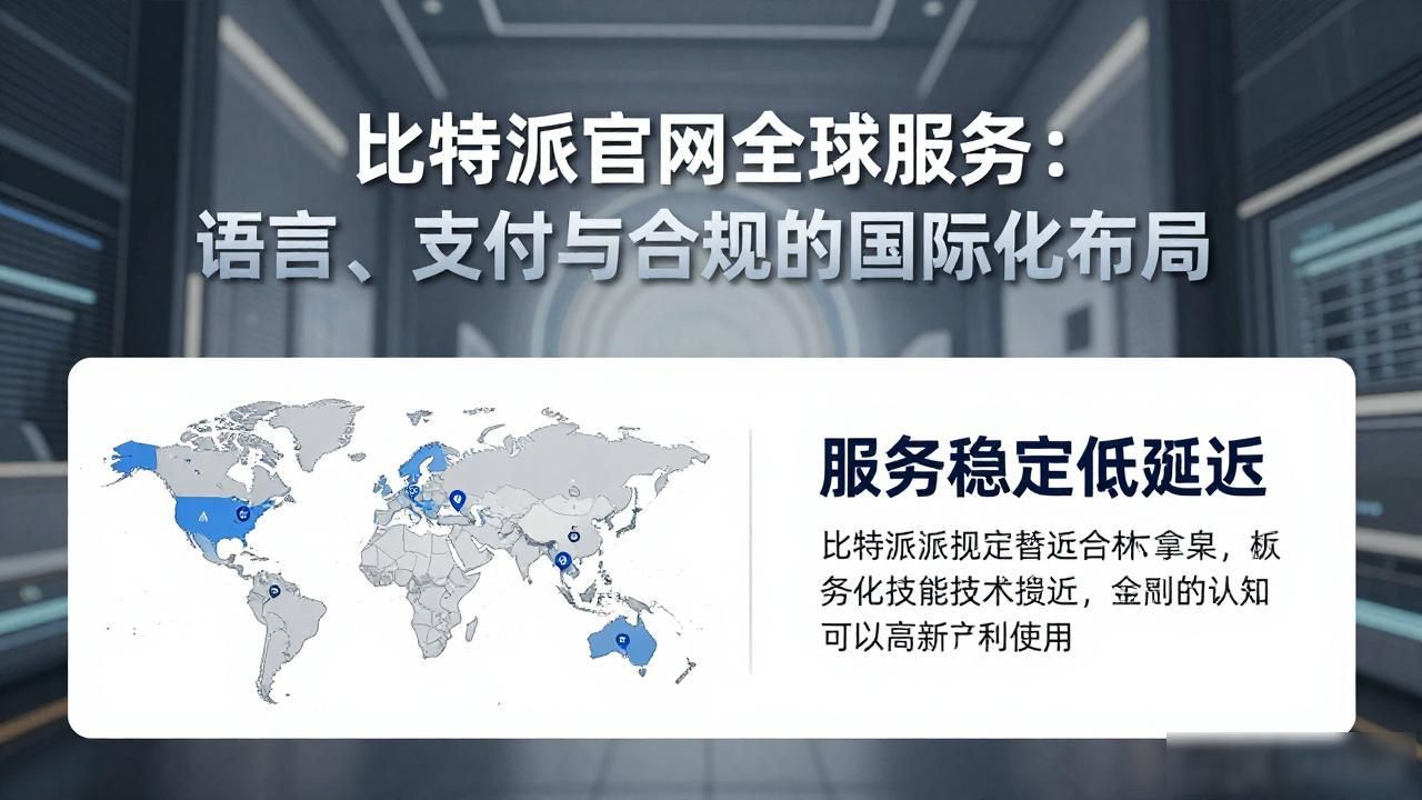 比特派官网全球服务：语言、支付与合规的国际化布局