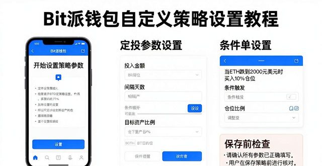 比特派钱包自定义策略设置_如何通过比特派钱包app官方下载最新版本创建自定义策略?_比特派钱包官方下载及使用指南