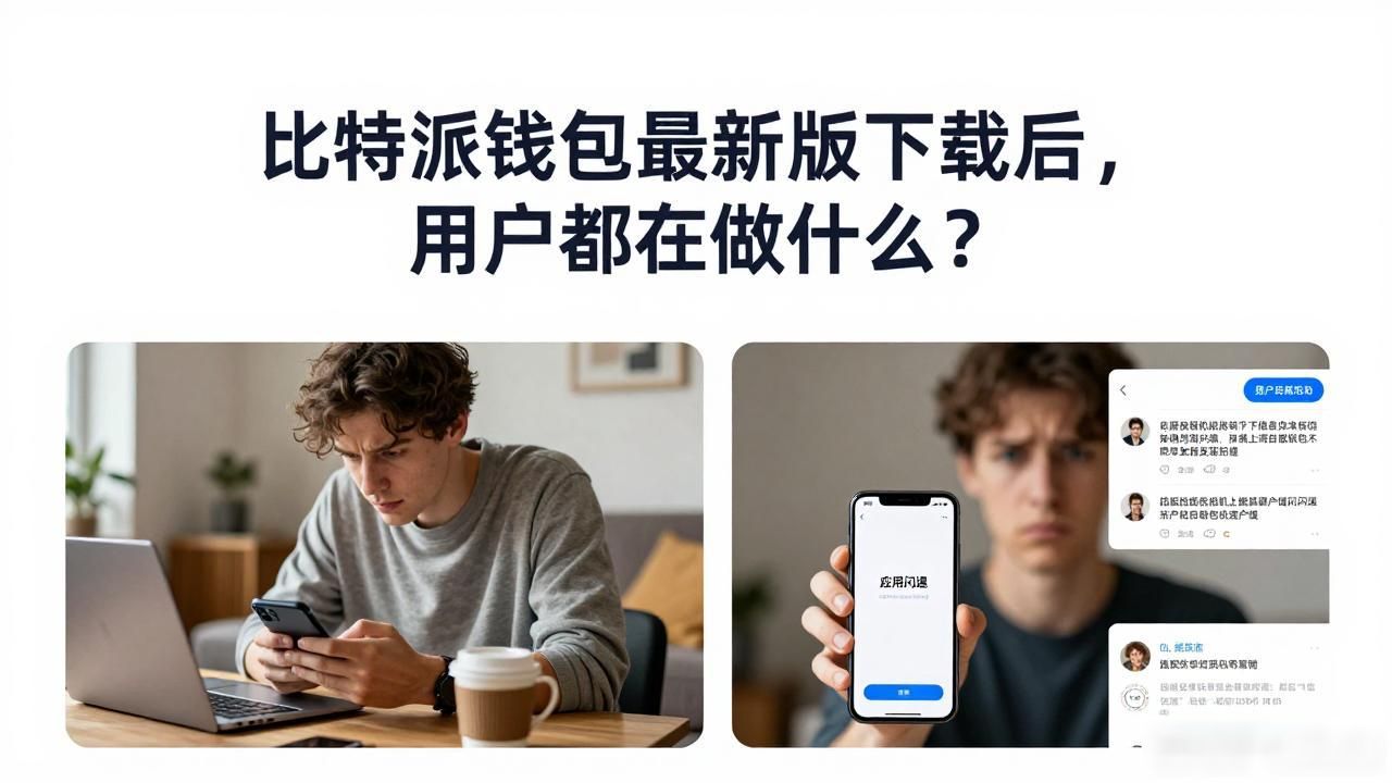 比特派钱包最新版下载后，用户都在做什么？
