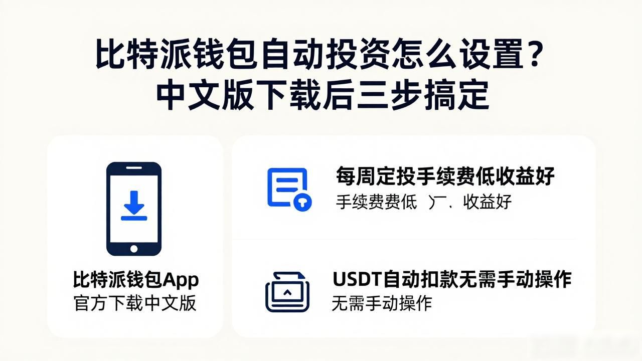 比特派钱包自动投资怎么设置？中文版下载后三步搞定