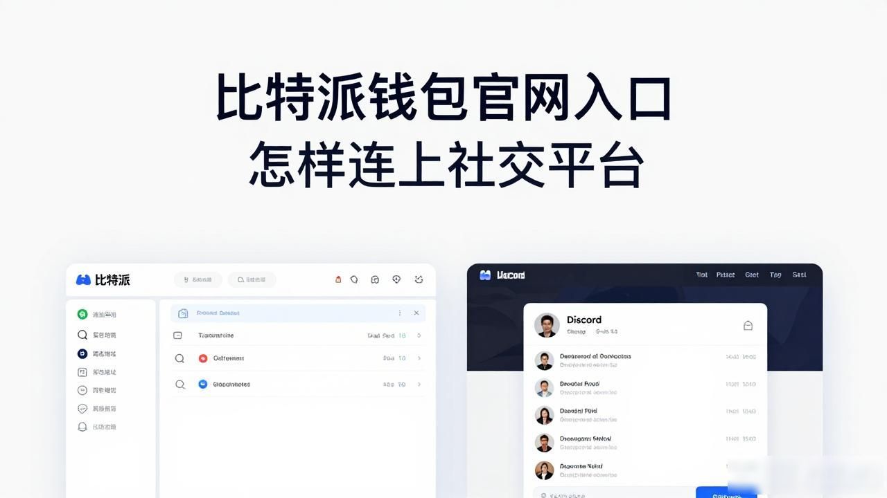 比特派钱包官网入口 怎样连上社交平台