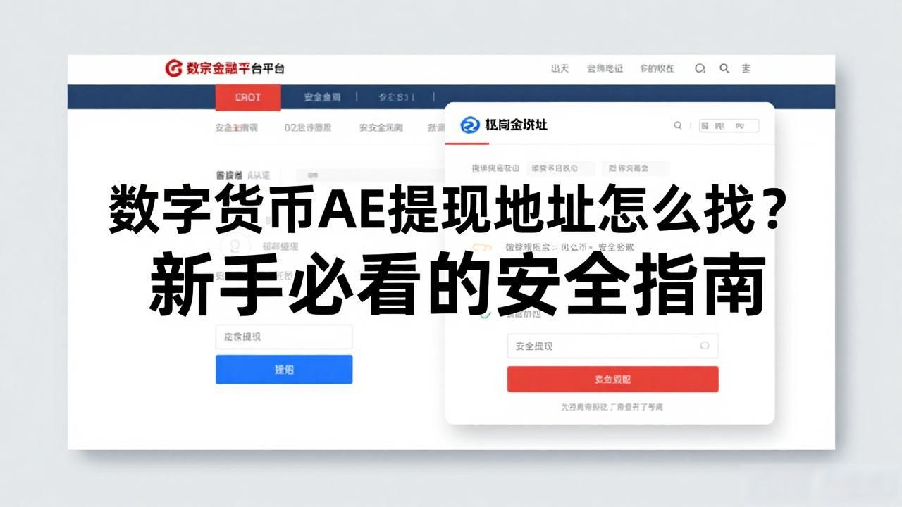 数字货币AE提现地址怎么找？新手必看的安全指南
